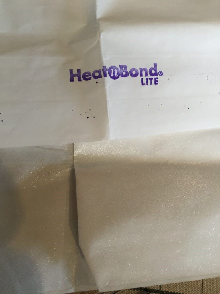 HeatNBond Lite adhesive brand.