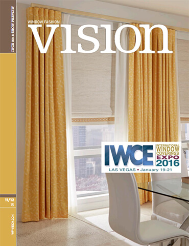 Vision - Window Fashion Magazine 2015 cover